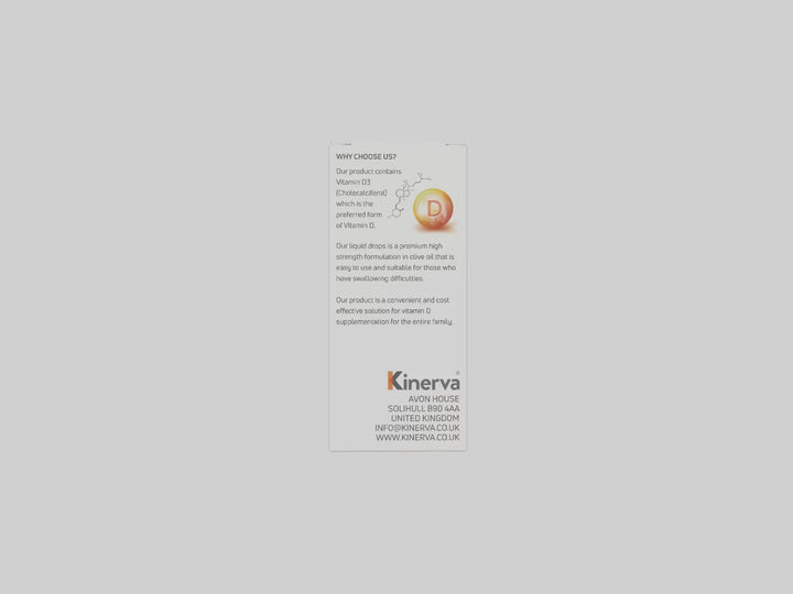 Healthmarque vitamin D drops nutritional information label